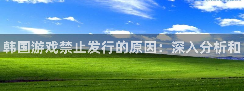 门徒平台系 5O6917 门徒：韩国游戏禁止发行的原因：深入分析和