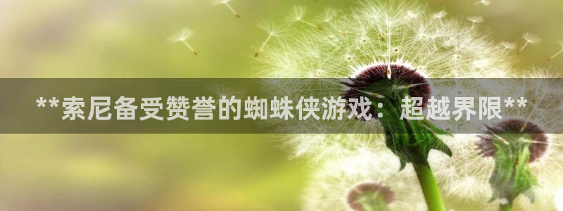 门徒平台注册登陆失败怎么回事：**索尼备受赞誉的蜘蛛侠游戏：超越界限**